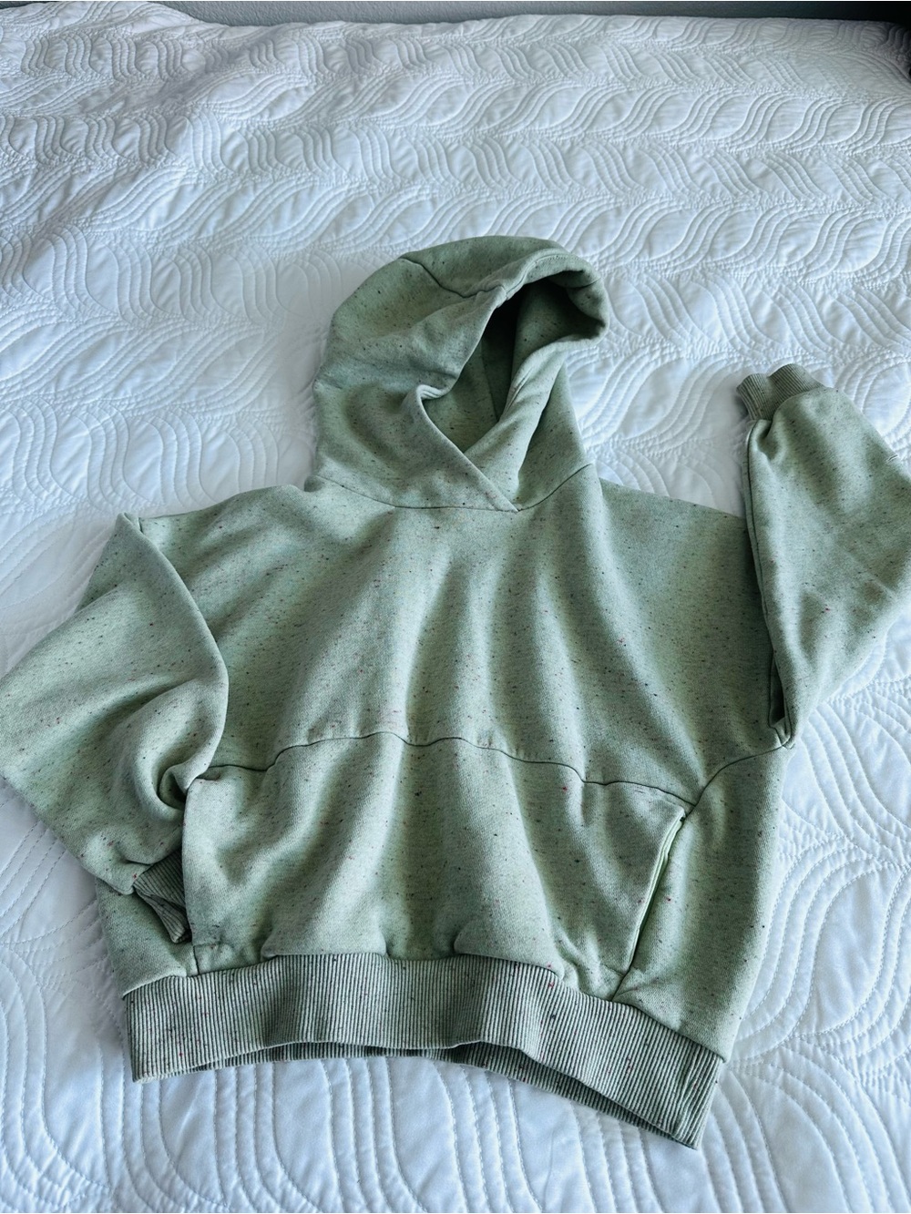 Nike Boy’s Hooded Sweatshirt Sz S Speckled Sage Green